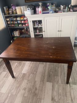 Dining table with 6 chairs