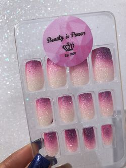 Glitter Press on Nails