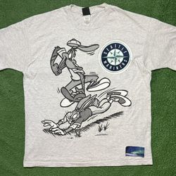 Vintage Seattle Mariners Looney Tunes Shirt X-Large
