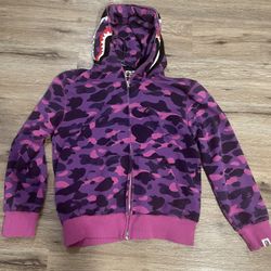 Purple Bape Hoodie 