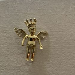 Pendent, Gold,  medium.