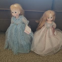 2 Collectible Dolls...Cinderella And Fairy Godmother