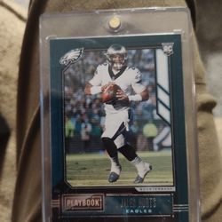 Jalen Hurts ROOKIE CARD (not graded)