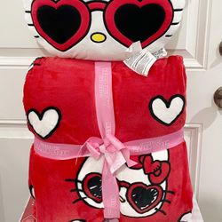 Hello Kitty Valentines Day Queen Full  Blanket 
