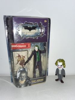 MATTEL THE DARK KNIGHT JOKER CSE  2008 AND FUNKO VINYL SODA JOKER STANDARD  COMMON EDITION 2020