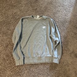 Grey Nike Sweater Size Medium