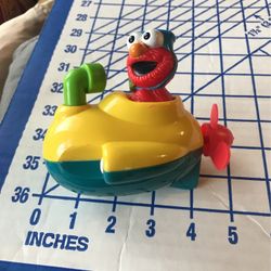 Vintage 1999 Tyco Sesame Street Elmo Tub Wind-up Toy 