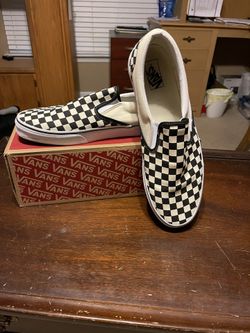 Vans slip ons size 14