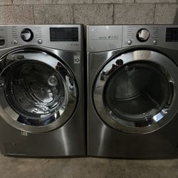 VERY NICE LG  WASHER AND  ELECTRIC DRYER SET EXCELLENT CONDITIONS 