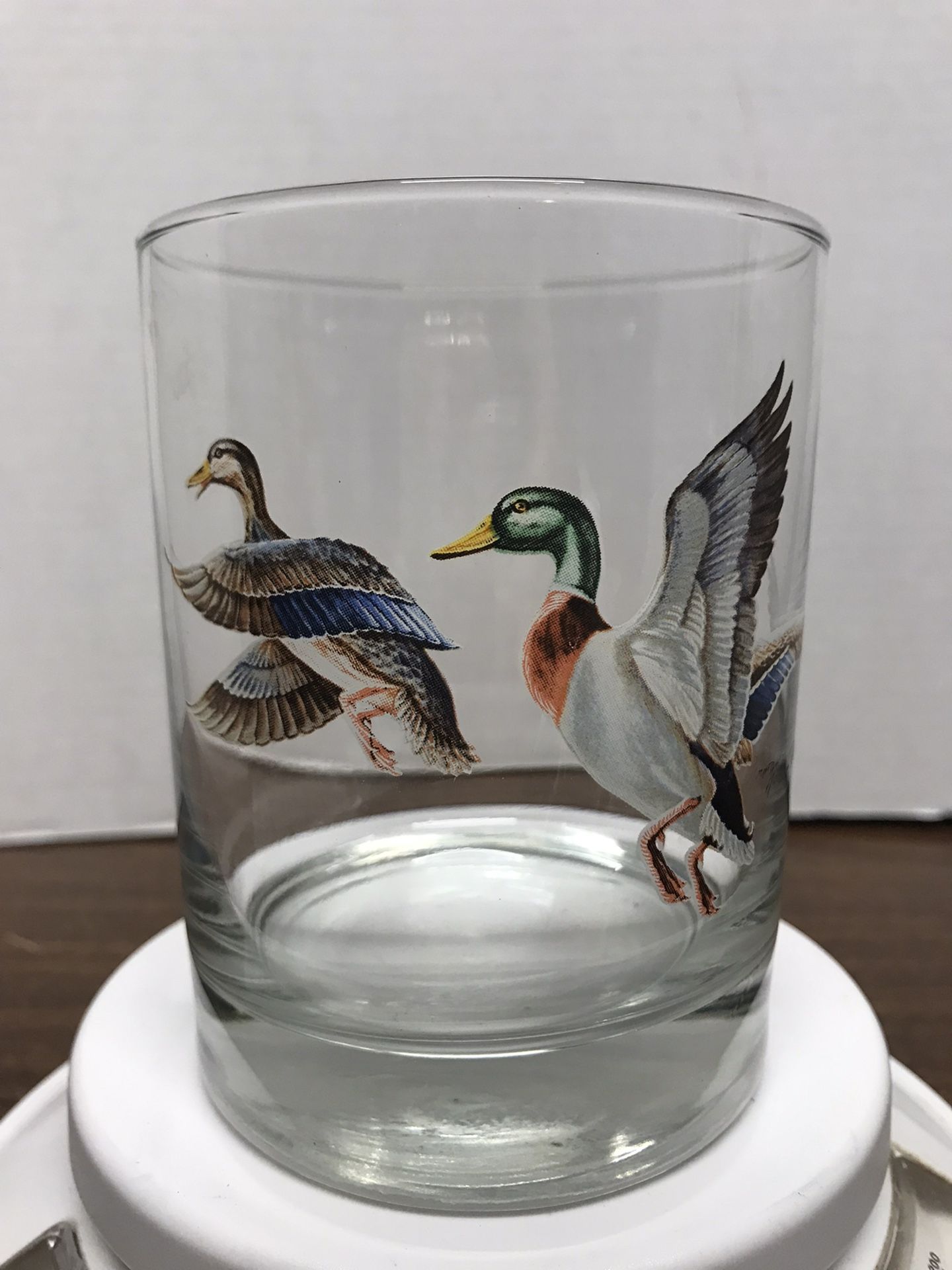 norman r warner glasses, set of three