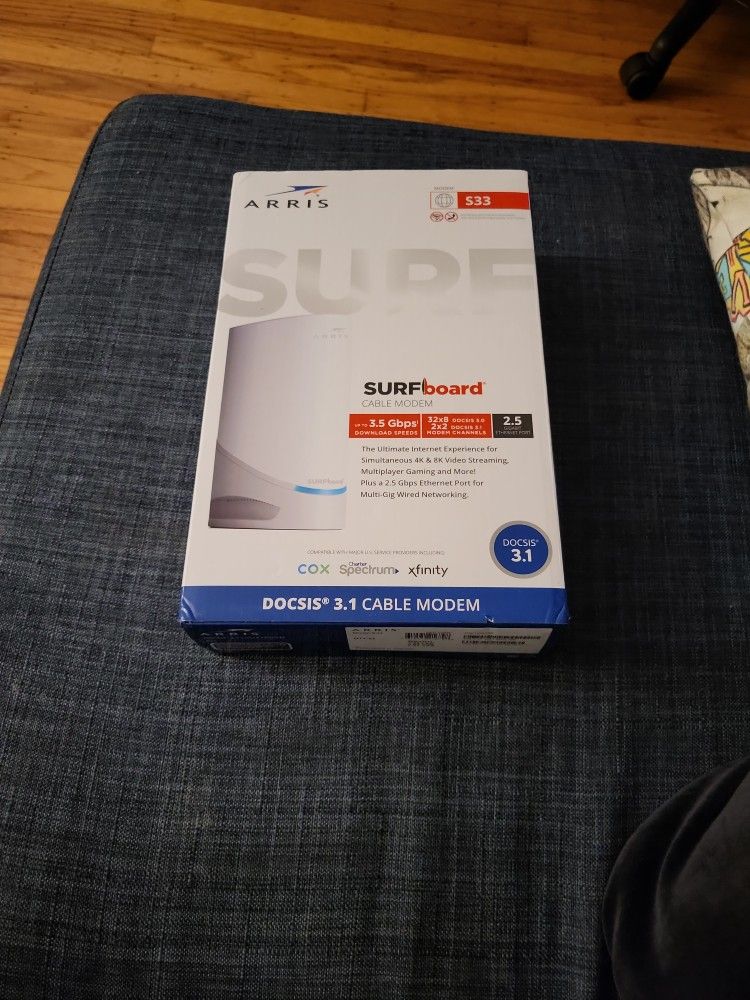 Arris S33 Surfboard Cable Modem