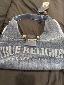 New true religion denim tote