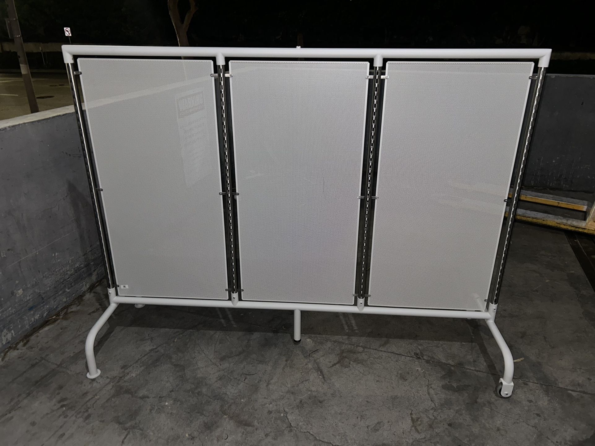 Metal Wall/Room Dividers/ Shelving 