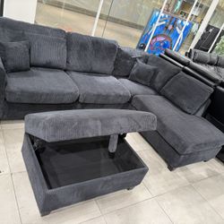 Sectional With Storage Ottoman ‼️ Only $799 ‼️