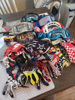 Motocross gloves & goggles mx gear