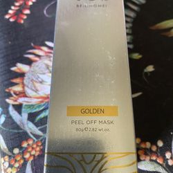 Gold Foil Peel-Off Mask, Gold Peel Off Anti-Wrinkle Face Mask, 98.4% Beilingmei Gold Face Mask Golden Exfoliating Anti-Aging Facial Mask, Gold Tear-Of