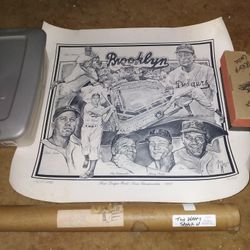 1955 Dodger World Series Sketch