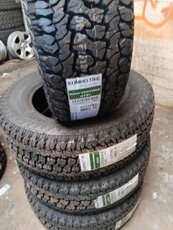 New set of tires kumho all terrain 275 65 18