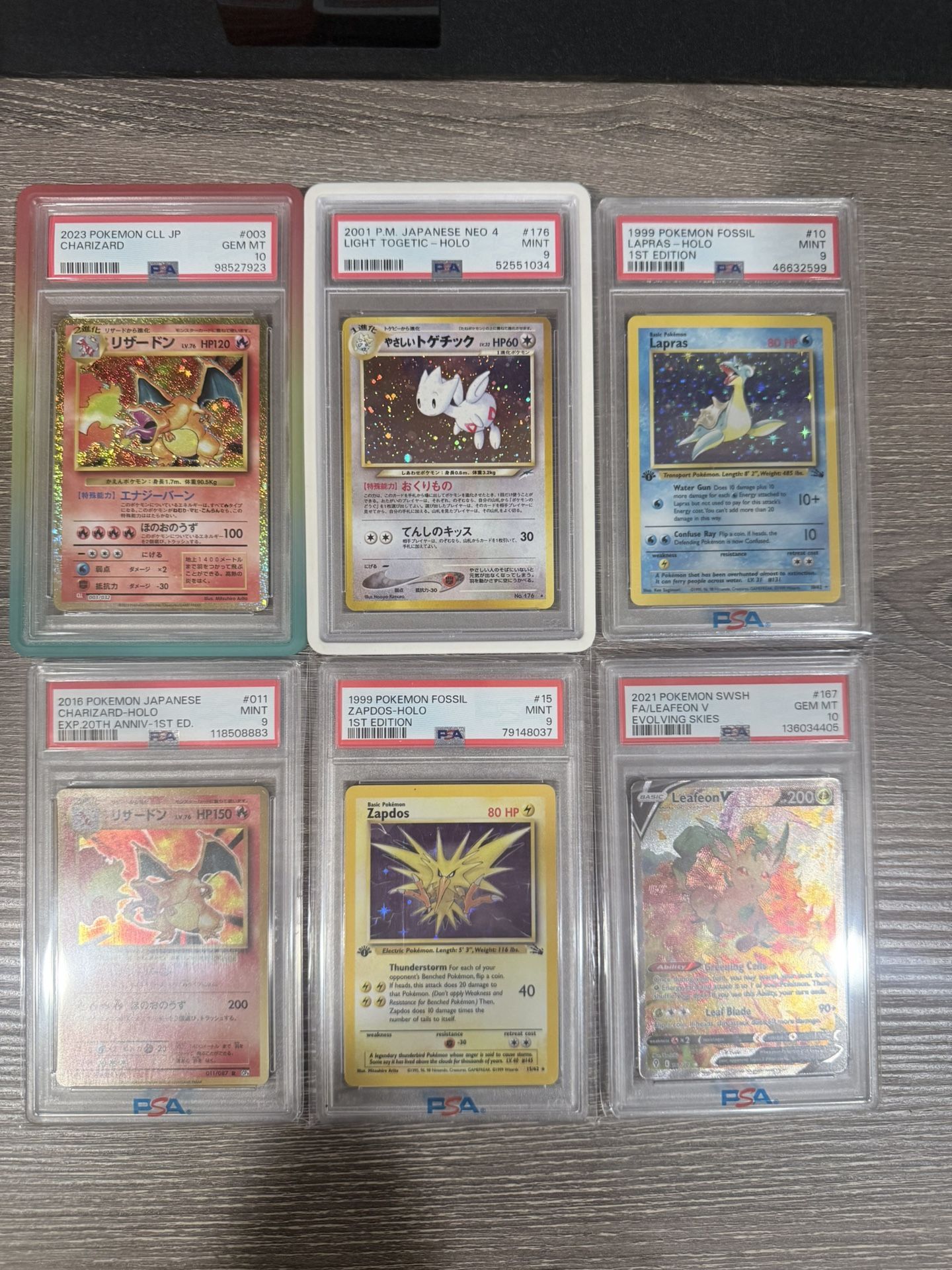 POKEMON PSA SLABS
