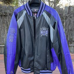 Vintage Sacramento Kings Leather Jacket