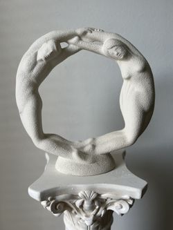 Vintage Sculpture Circle of Love/Eternity