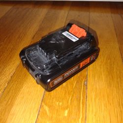 OEM Black & Decker 20V MAX PowerConnect Lithium Ion Battery 1.5Ah LBXR20 - AS IS