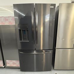 Frigidaire 36” 28 Cu. Ft. Standard Depth French Door Refrigerator in Black Stainless Steel, ENERGY STAR