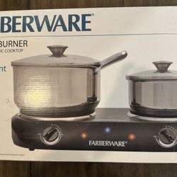 Farberware Double Burner 1800-Watt Electric Cooktop