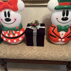 Disney 2023 Mickey And Minnie Mouse Blow Molds