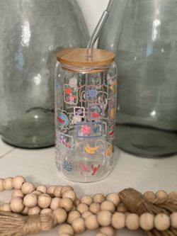 Beach summer 16oz cold cup