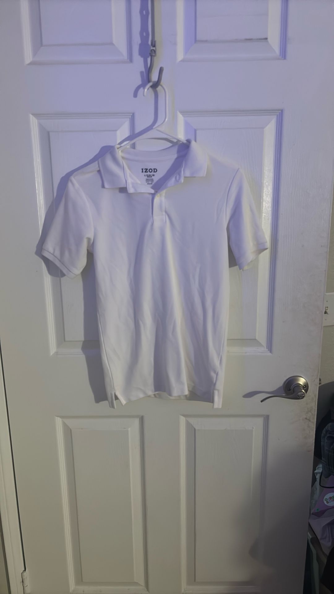 Boys White Polo Size L 14/16 Never Worn