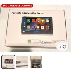 Potable Wireless Car Stereo 7" inch