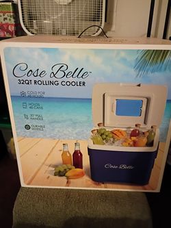 Cose Belle 32QT Rolling Cooler
