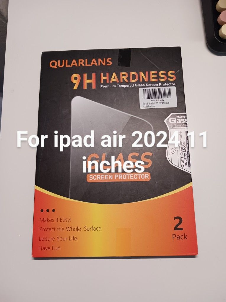 2 Screenshield for IPAD AIR 2024 11 inches New.
I can meet in Manhattan too.
Only 10 dollars.
Incredible deal