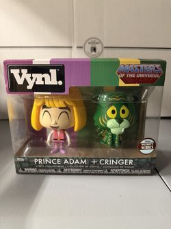 Vynl. Masters of the Universe Prince Adam + Cringer Funko