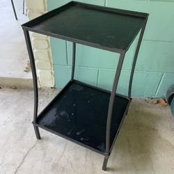 Cool Versatile 2 Piece Plant Stand / Garden Side Table