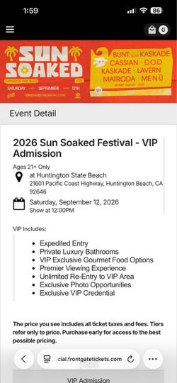 VIP SUN SOAKED HUNTINGTON BEACH