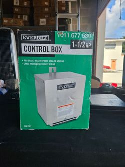 Everbilt 1.5 HP Well Pump Control Box 230V 3-Wire Submersible Pump HDCB15