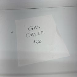 Gas Dryer