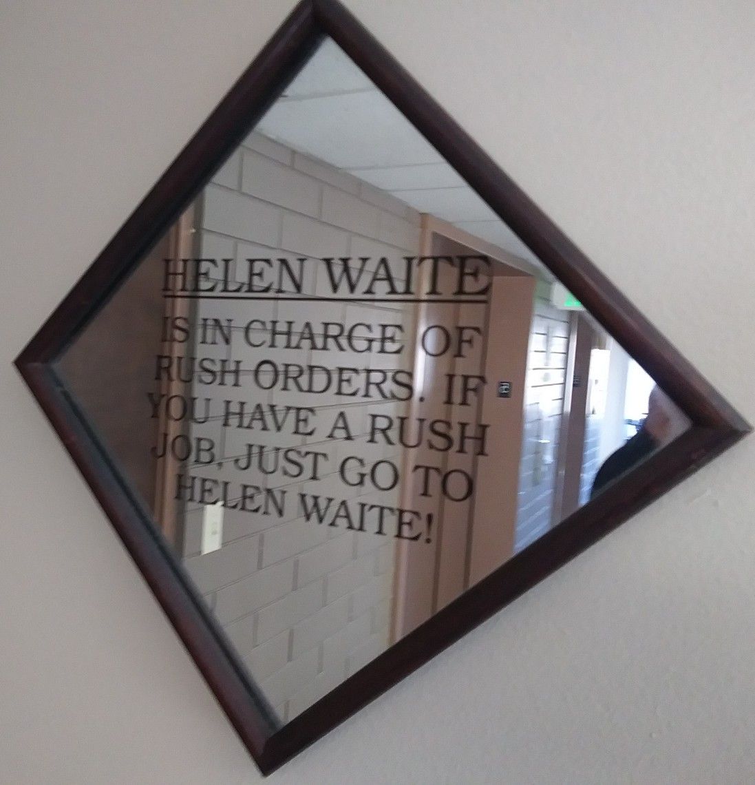 Humor mirror