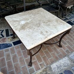 Travertine Table