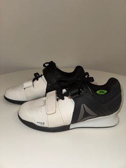 Reebok x CJ Cummings Legacy Training/ Weightlifting Shoes - Black & White Size 7