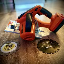 Black & Decker Cordless Jigsaw & 2 Saw Blades