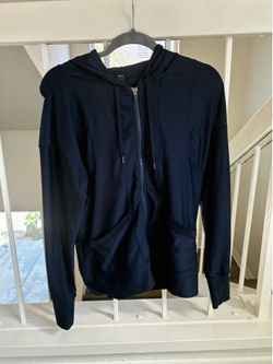 Navy Blue Zip Up Hoodie