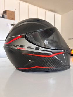 AGV carbon fiber helmet