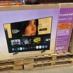 Big Savings.  65" Screen Led Smart 4k Ultra HDTV By Samsung  2025 Model. 1  Year Warranty 