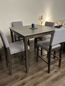 Counter height dining room set