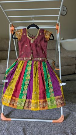 Pattu pavadai/Langa choli