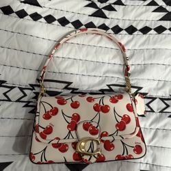 Coach Soft Tabby In Cherry Print