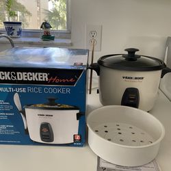 Black & Decker Home Rice Cooker, Multi-Use, 16-Cup